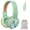 SIMOLIO Boys Girls Headphones with Microphone Wired School Headphones for Kids Teens Adults PC Tablet 85dB 94dB 104dB Volume Limiting Headset with