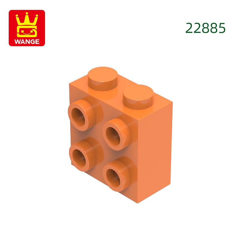 Нетоксичный 77 шт./лот 1x2x1 2/3 С шипами с 1 стороны Блок Moc Цветные Аксессуары Совместимые с 22885 Кирпич DIY Детская Игрушка Сборка