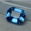 Natural Blue Sapphire Loose Gemstone 10.90 ct Ceylon Emerald Cut September Birthday Birthstone