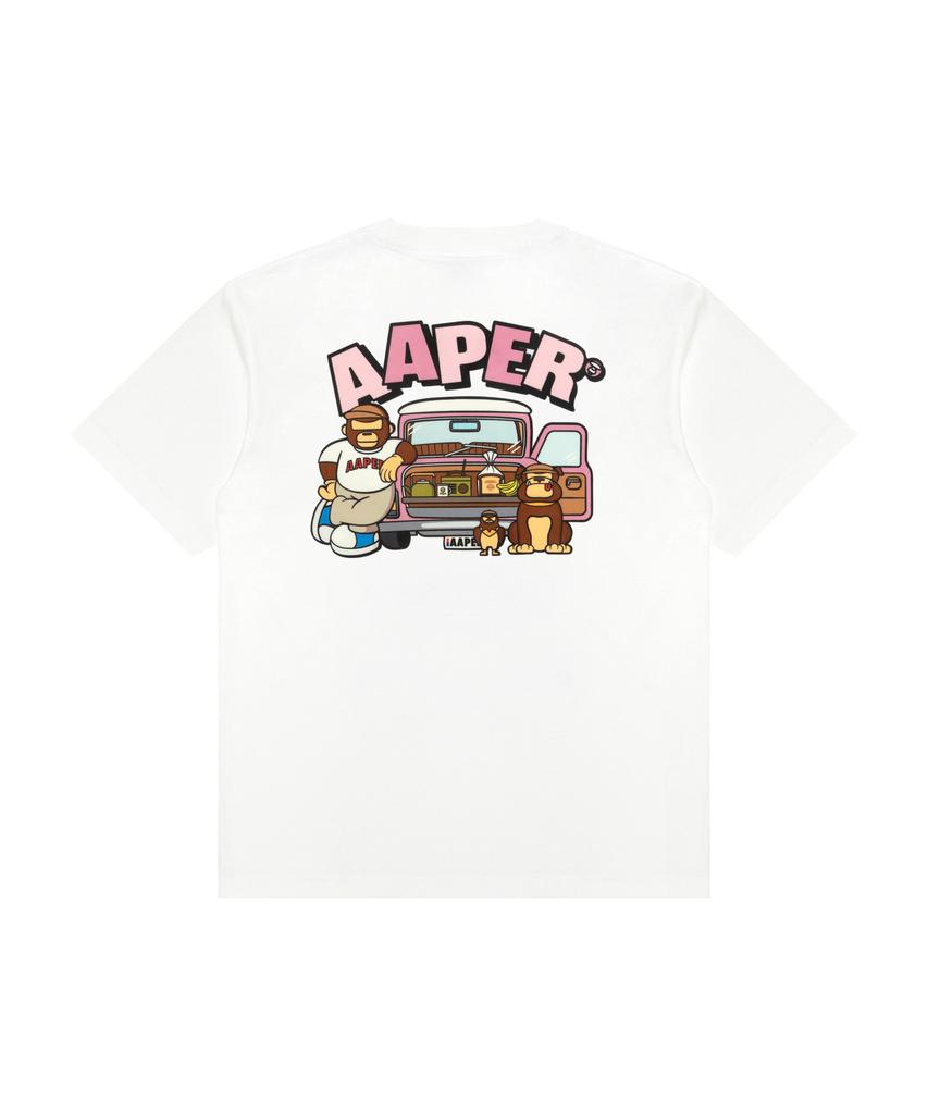 Eipeu Aaper Графическая футболка Белый / Aaptem1827Xxqwhx