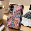 Креативный чехол с принтом аудиокассеты для Samsung Z Fold 8 Ultra 7 6 5, роскошная кожаная накладка, жесткий складной чехол для телефона для Galaxy Z Fold8 Fold7 Fold6