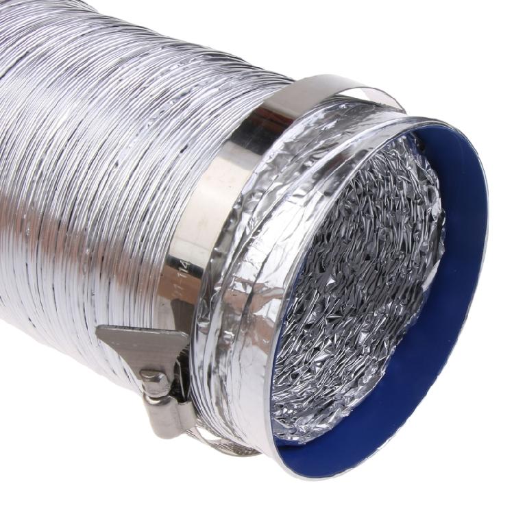 Air Duct Double Layer Aluminum Foil Fire-proof Ventilation Exhaust Smoke Pipe