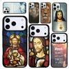 Чехол Case для iPhone 17 Air 16 Pro Max 15 Plus 11 13 Mini 14 12 Задняя крышка телефона Христианские Иисус Библейские цитаты