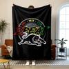 Penrith Panthers  Soft and comfortable flannel Suitable for sofas living rooms outdoor camping travel and also makes a great anniversary gif
