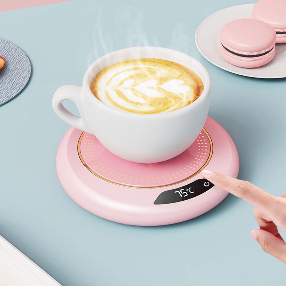 USB Electric Beverage Warmer 3 Temperature Setting Coffee Warmer Plate Coffee Cup Warmer for Coffee Milk Tea Beverage
