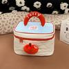 House-shaped Handheld Cosmetic Case Kawaii Toiletry Bag Simple Cute Cabin Makeup Bag  Storage Bag