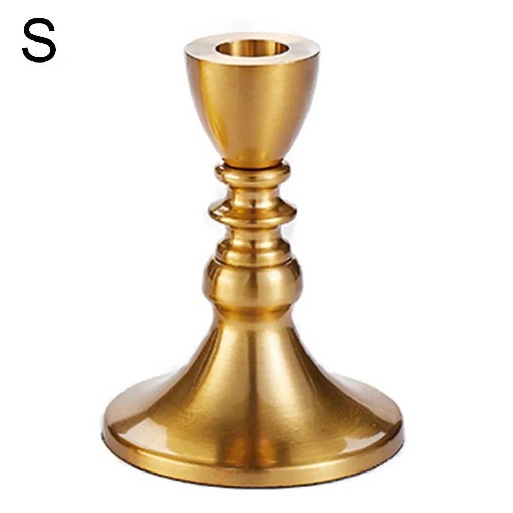 Candlestick Golden Candle Holder For Thin Candles Home Wedding Party Candlelight Dinner Table Decoration Metal Candlestick