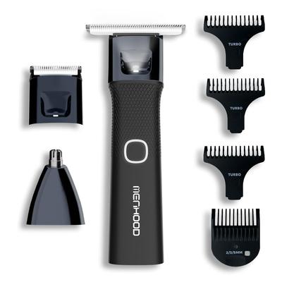 Триммер для стрижки MENHOOD Grooming Trimmer Ultra для мужчин, многофункциональный триммер для паха, тела, ушей и носа, бороды | Аккумуляторный | Водонепроницаемый | Быстрая зарядка | Время работы 180 мин.