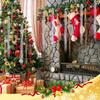 Silver Color Christmas Tree Metal Wire Tinsel Foil Fringe  Christmas Decoration Supplies
