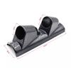 1PC 2" 52mm Left Driver Carbon Fiber Look A Pillar Pod Dual Hole Gauge Holder US