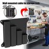 Wall Mounted Storage Rack Cable Tie Organizer Rack, with Four Compartments, Home DIY Solution System, Management In Garages And Workshops Commercial