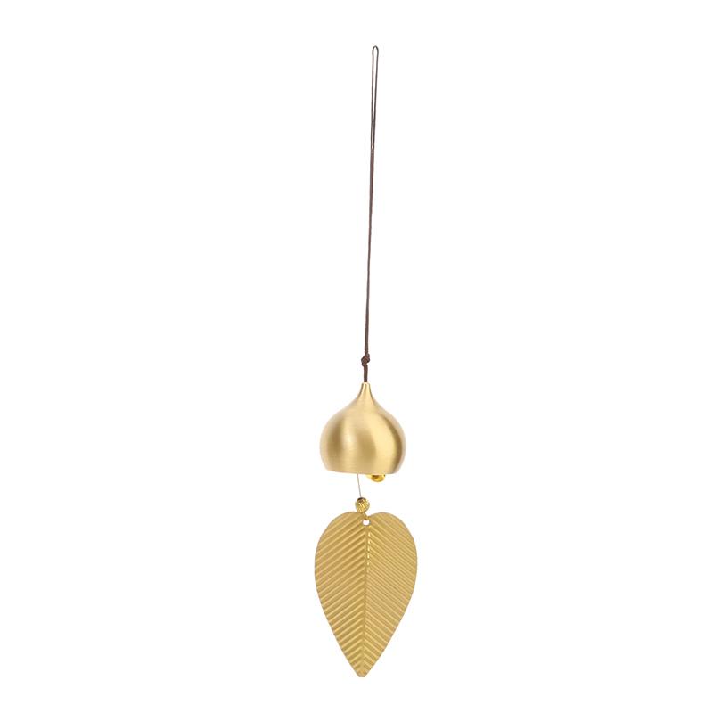 Retro Water Droplet Bell Copper Wind Chip Pendant Garden Corridor Hanging Wind Chime Creative Home Jewelry Decor