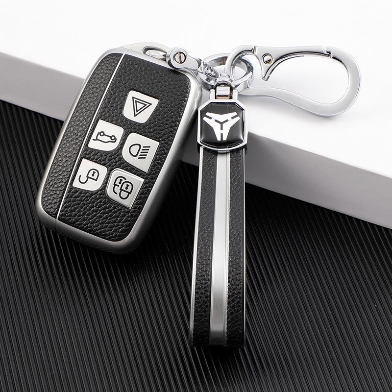 Чехол для ключа Land Rover Jaguar для Range Rover, Velar, Evoque, Discovery 4 и 5 Брелок