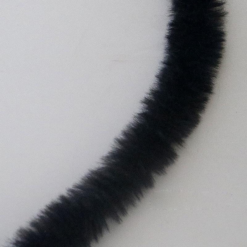 1PC Imitation Rabbit Hair Fluffy Toys Materials Plush Dolls Twisting Sticks 15mm