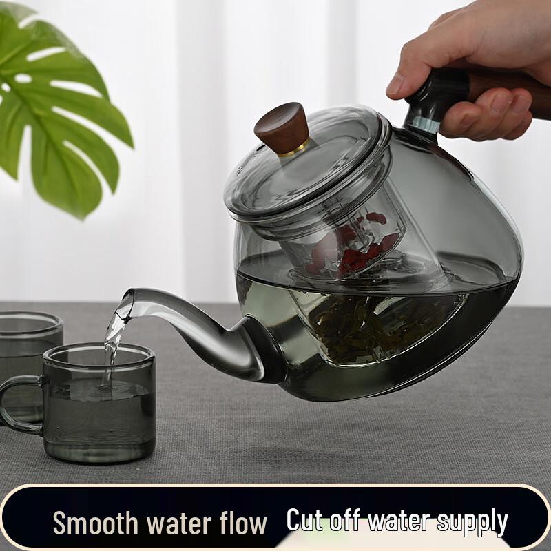 Shangqi Dual-Use Glass Teapot for Stove-Side Tea