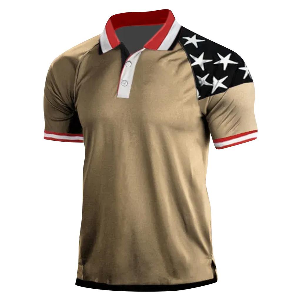 Европейский и американский мужской топ в стиле ретро на открытом воздухе, топ с короткими рукавами и цифровой печатью