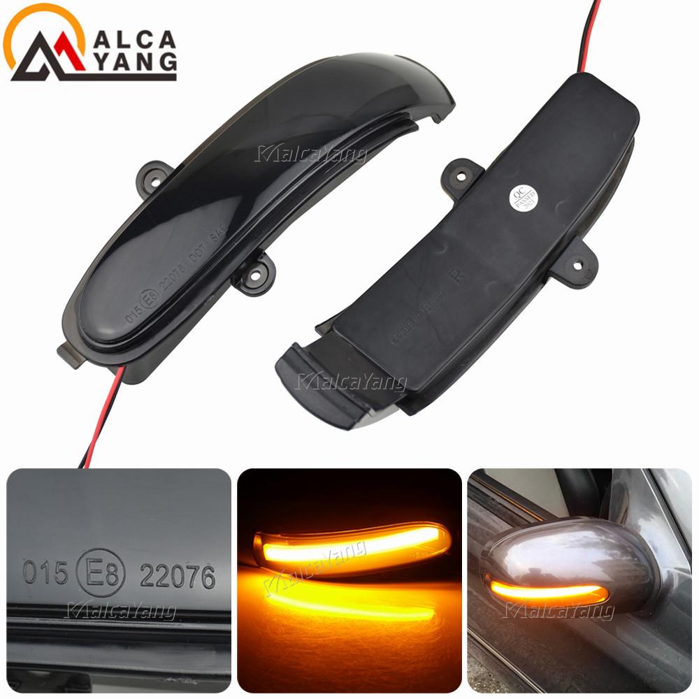 For Mercedes Benz C Class W203 S203 CL203 2001-2007 Dynamic Turn Signal Light LED Side Mirror Sequential Indicator Blinker LampTurn Signal 2