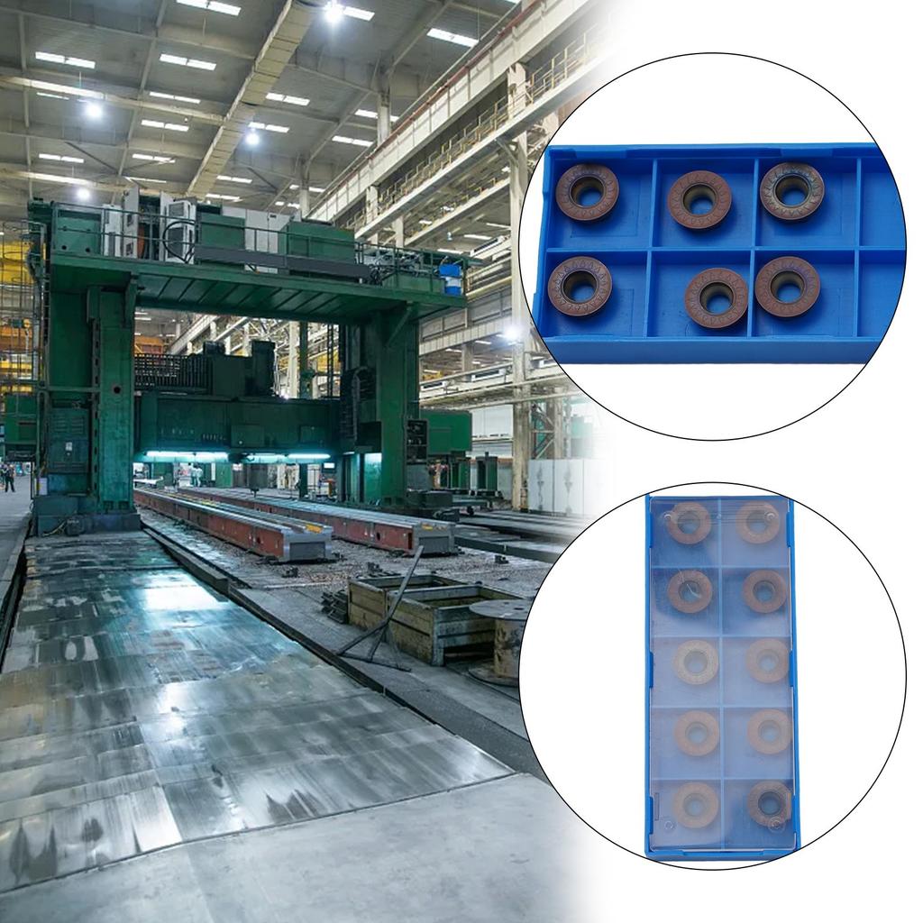 10 шт. Токарный инструмент RPMT1204 VP15TF Внутренняя круглая твердосплавная пластина RPMT 1204 CNC