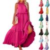 Women's Summer Long Dress Big Swing Beach Dress