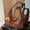 Ретро тренд Большая вместительная сумка-тоут Женская мода повседневный рюкзак Премиум сумка через плечо для поездок на работу