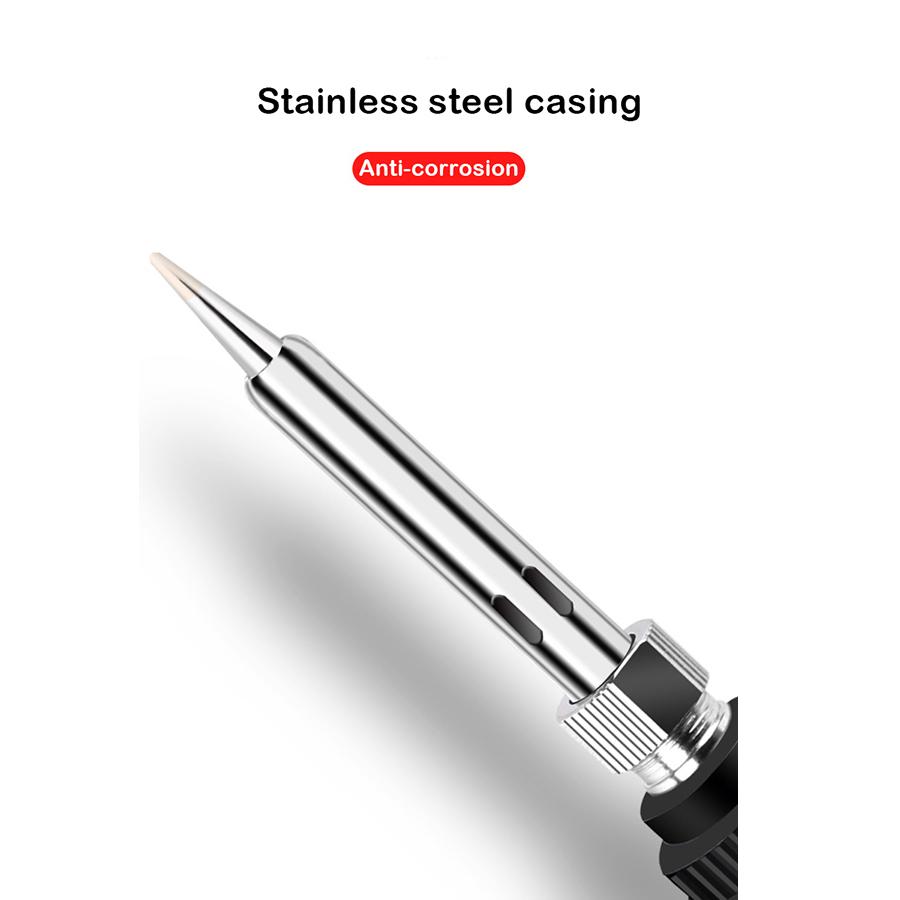 Электрический паяльник с регулируемой температурой, 110 В/220 В, 60 Вт, паяльник, профессиональный сварочный аппарат для олова, термокарандаш, сварочный инструмент для ремонта припоя