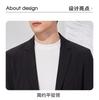 [Lightweight Small Suit] Summer breathable casual suit with linen, men's solid color, simple and versatile single suit jacket