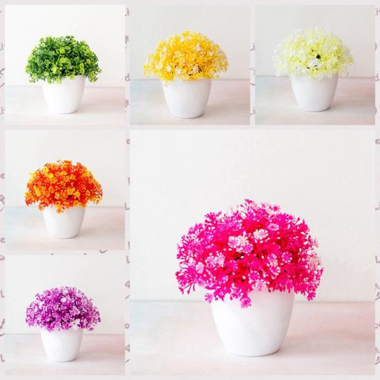 Искусственный цветок растение бонсай орнамент гостиная сад отель настольный декор