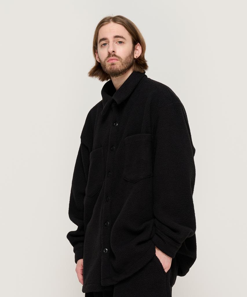 CARGOBROS Teddy Overfleece Shirt (Black)