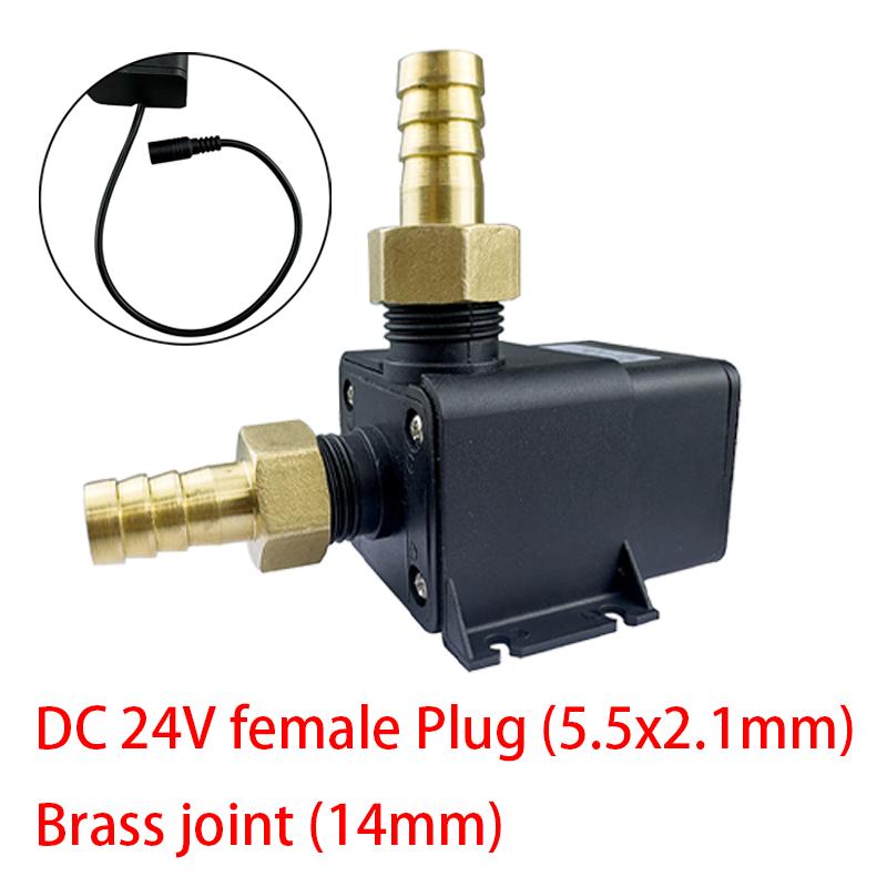 Ультра тихий водяной насос Mini DC 12V 19W 800L/H бесщеточный двигатель погружной аквариумный водяной насос пруд фонтан для аквариума сад