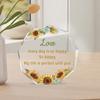 Acrylic Nine-sided Sunflower Valentine's Day Souvenir Home Decoration Gift Ornament