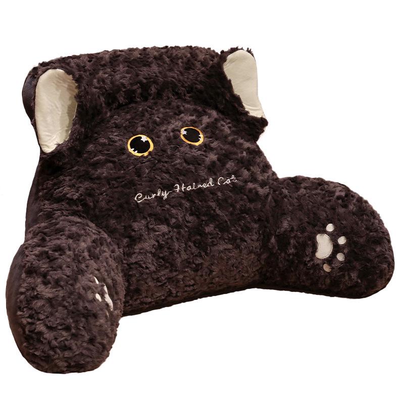 Мягкая прикроватная подушка: Большая подушка для поддержки спины для кровати или дивана — идеально подходит для общежития и отдыха с телефоном