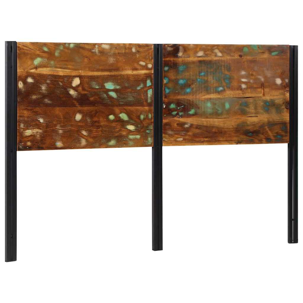 Headboard 160 cm Reclaimed Solid Wood and Iron