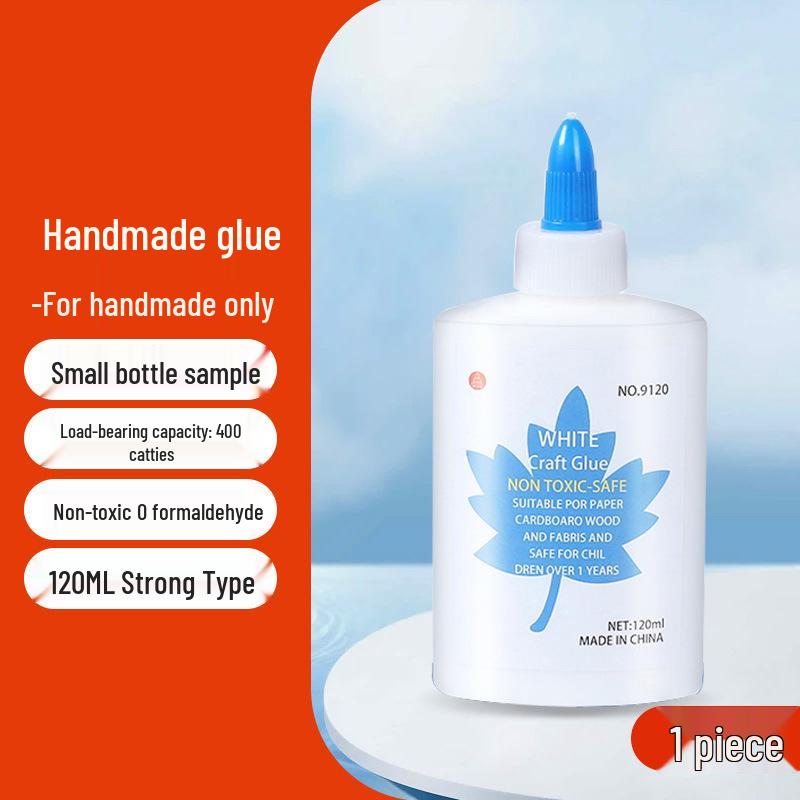 Быстросохнущий белый клей для детского творчества, слайма, художественных проектов и деревообработки в детском саду.