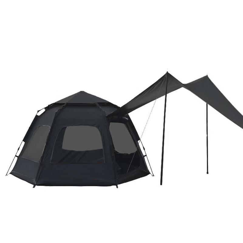 ZISIZ Quick-Open Hexagonal Blackout Camping Tent
