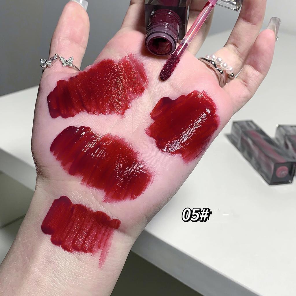 6 Colors Mirror Water Lip Gloss Moisturizer Liquid Lipstick Waterproof Long Lasting Lip Tint Lip Makeup Cosmetic