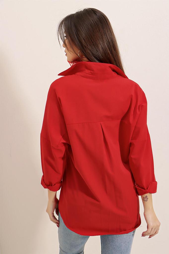 Oversize Long Basic Shirt