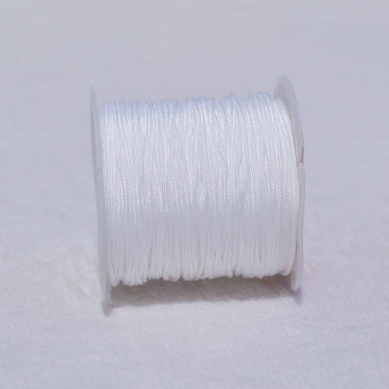 Нейлоновый шнур 0,8 мм * 20 м, нить для браслетов, сделай сам, 1 рулон, для ожерелья, ювелирных аксессуаров