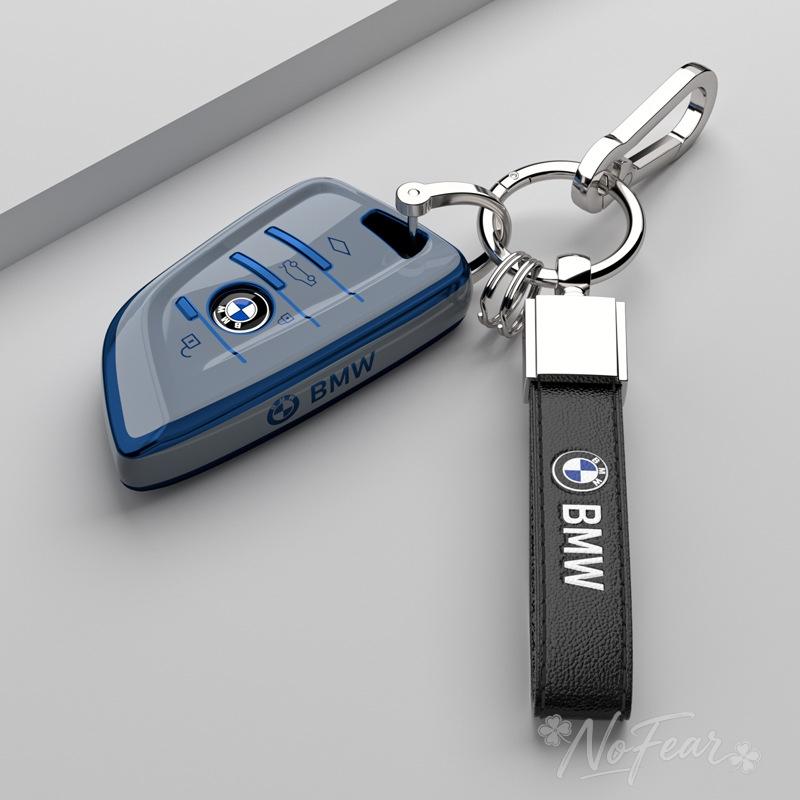 IQJD2 Car Smart Remote Key Case Cover For BMW 530i 550i 320i 1 2 3 4 5 Series 118i 225i M240i F20 F21 F30 F31 F25 F01 F0 Car stickers