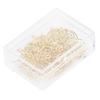 100Pcs Gold Paper Clips Metal Rustproof Plating Process Gold Fadeless Widely Used Cute Paper Clips