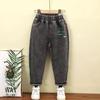 Korean-Style Loose Boys' Jeans for Spring and Autumn 2025 - Versatile Casual Wear for Kids