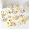 24Pcs 4.5cm Artificial Rose Mixed Silk Flower Head Bulk Craft Wreath Wedding Bridal Baby Shower Home Party Decor DIY Cake Decor