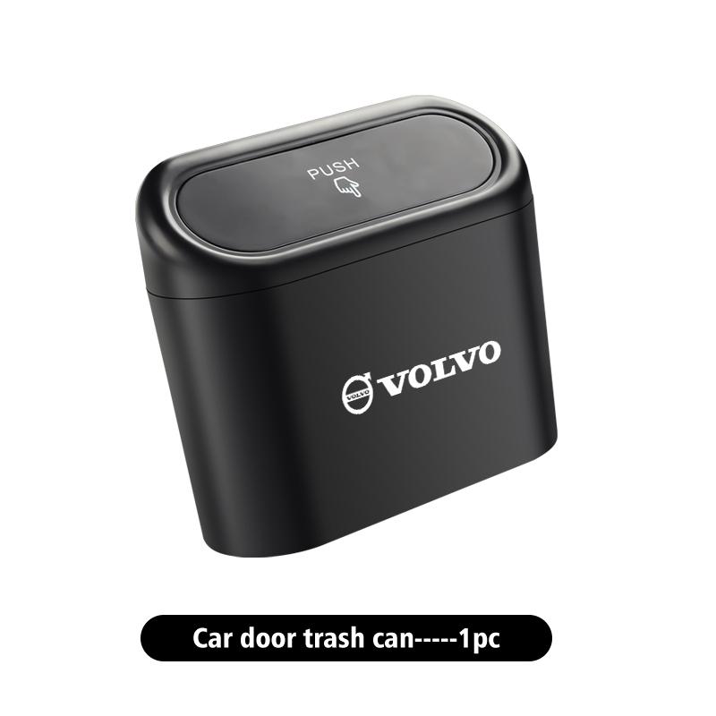 For Volvo Car Hanging Trash Bin Storage Box Auto Accessories S60 S80 S90 C30 XC40 XC60 XC70 XC90 V40 V60 V90 T6