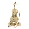 Cello Smartphone Stand Wooden 3D 3D Puzzle DIY Craft Kit That Can Be Enjoyed by Everyone from Elementary School Students To Adults Educational Toy for
