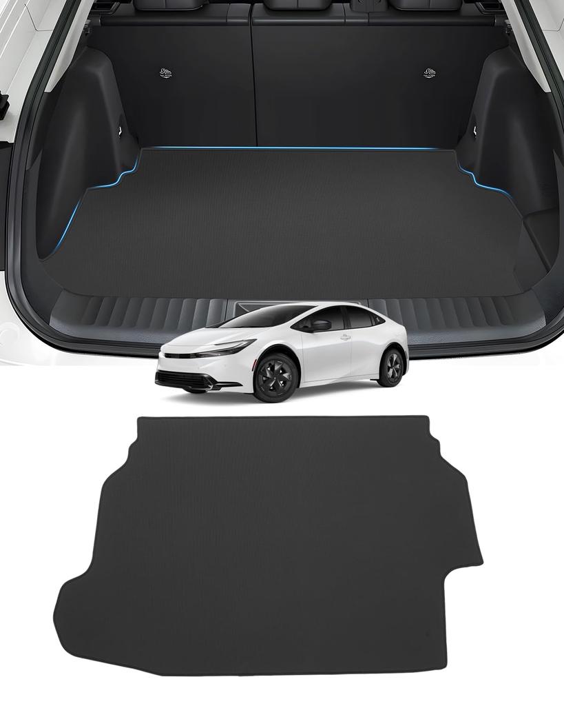 Mixsuper Waterproof Trunk Luggage Mat for New Prius 60 Series Spare 2D Compatible with PRIUS and MXWH65 2023 PVC Cargo Mat with Abrasion and Stain