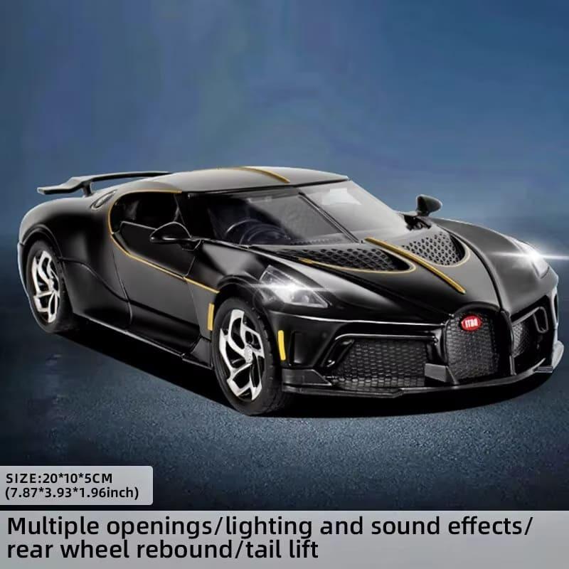 1:24 масштаба Pagani литая металлическая модель автомобиля из сплава, супер спортивная модель автомобиля, модные аксессуары, украшения для автомобиля со звуком и светом, подарок для мальчиков