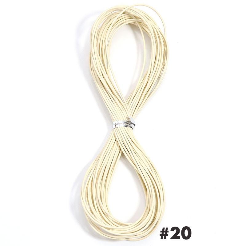 10 ярдов 1,5 мм круглый кожаный шнур из коровьей кожи Материал для изготовления ювелирных изделий Ручной работы Браслетов Для изготовления ювелирных изделий Фурнитура Шнуры для рукоделия