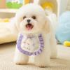 Cute Little Animal Dog Saliva Towel Medium and Puppy Cat Neck Ring Triangle Scarf Apron Pet Dog Necklace