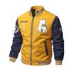 New American Baseball Uniform Hong Kong Style Hip-hop Casual Men and Women Spring and Autumn Trendy Large Size Loose Motorcycle Jacket Jacket