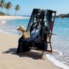 Vintage Artwork Fashion Beach Towel: Ideal for Summer Adventures Soft, absorbent and quick drying suitable for swimming and bathing