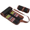 School Office Supplies 20 Hole Roll Up Pouch Pen Bag Pen Case Pen Curtain Stationery Organizer
